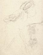 Edgar Degas Studies for the Daughter of Jephthah painting
